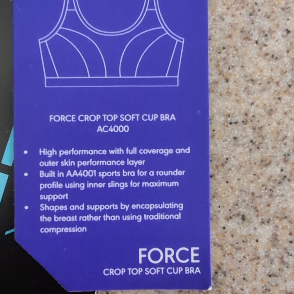 Freya Force Bra, Crop Top Soft Cup, Black, New, UK Size 34G US Sz 34I - Picture 12 of 12